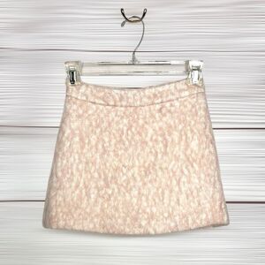 Bonpoint Girls' Fuzzy Mini Skirt Pink Wool Blend size 10